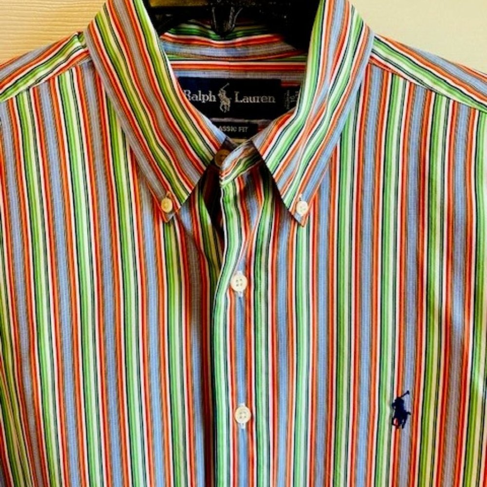Polo Ralph Lauren Men's  Striped Dress Shirt